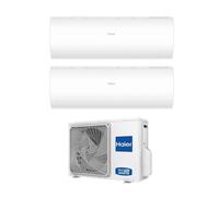 Condizionatore Climatizzatore Haier Dual Split R-32 Serie Pearl 9000+12000 BTU Con 2U40S2SM1FA Wi-Fi Incluso