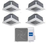 Condizionatore Climatizzatore Haier Quadri Split Cassetta 620 R-32 9000+9000+9000+9000 BTU Con 4U75S2SR5FA WI-FI Optional