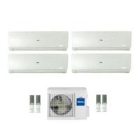Condizionatore Climatizzatore Haier Quadri Split Flexis Plus White R-32 9000+9000+9000+15000 Con 4U75S2SR5FA Wi-Fi Integrato