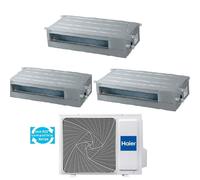 Condizionatore Climatizzatore Haier Trial Split Canalizzato Slim a Bassa Pressione R-32 9000+9000+12000 Con 3U55S2SR2FA