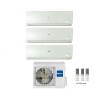 Condizionatore Climatizzatore Haier Trial Split Inverter Flexis Plus White R-32 9000+12000+12000 Con 3U70S2SR5FA Wi-Fi Integrato