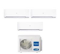 Condizionatore Climatizzatore Haier Trial Split R-32 Serie Revive 9000+9000+12000 BTU Con H3U55MEEFRA Wi-Fi Integrato