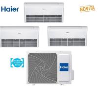Condizionatore Climatizzatore Haier Trial Split Soffitto/Pavimento R-32 12000+12000+12000 Con 4U75S2SR5FA WI-FI Optional
