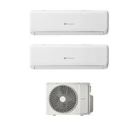 Condizionatore Climatizzatore Hermann Saunier Duval Dual Split Inverter R-32 VivAir Lite 9000+9000 BTU Con SDH1-050MNA2O Wi-Fi Integrato