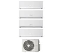 Condizionatore Climatizzatore Hermann Saunier Duval Quadri Split Inverter R-32 VivAir Max 9000+9000+12000+12000 BTU Con SDH1-080MNA4O Wi-Fi Integrato