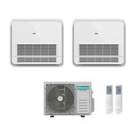 Condizionatore Climatizzatore Hisense Hi-Comfort R 32 Dual Split 7000+12000 Btu + 2AMW52U4RXC Wi-Fi Integrato
