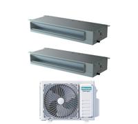 Condizionatore Climatizzatore Hisense Dual Split Inverter Canalizzato 18000+18000 Con 3AMW72U4RJC