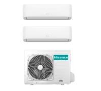 Condizionatore Climatizzatore Hisense Dual Split Inverter R-32 Hi-Comfort 12000+12000 BTU con 2AMW52U4RXC WiFi Integrato 12+12
