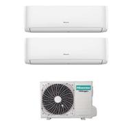 Condizionatore Climatizzatore Hisense Dual Split Inverter R-32 Hi-Comfort 7000+12000 BTU con 2AMW42U4RGC WiFi Integrato 7+12
