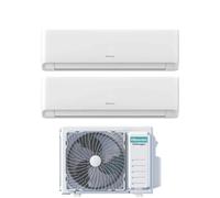 Condizionatore Climatizzatore Hisense Dual Split Inverter R-32 Serie Ecosense 9000+12000 Con 2AMW42U4RGC Wi-Fi Integrato