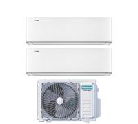 Condizionatore Climatizzatore Hisense Dual Split Inverter R-32 Serie Energy Pro X 9000+9000 BTU Con 2AMW42U4RGC Wi-Fi Integrato