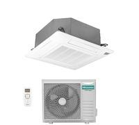 Condizionatore Climatizzatore Hisense Inverter A Cassetta Monosplit R-32 Round Flow ACT71UR4RJC8/AUW71U4RK8 24000 BTU