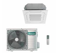 Condizionatore Climatizzatore Hisense Inverter Cassetta a 4 Vie 60x60 Monosplit R-32 12000 BTU ACT35UR4RCC8/AUW35U4RS8 Wi-Fi Optional - Comando Inclus