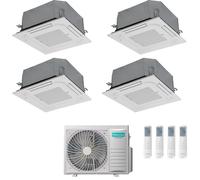 Condizionatore Climatizzatore Hisense trial split inverter Hi-Comfort R-32 9000+9000+12000 con 4AMW81U4RJC Wi-Fi Integrato