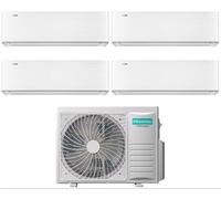 Condizionatore Climatizzatore Hisense Quadri Split Inverter R-32 Serie Energy Pro X 9000+9000+9000+12000 BTU Con 4AMW81U4RJC Wi-Fi Integrato 9+9+9+12