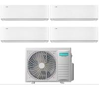 Condizionatore Climatizzatore Hisense Quadri Split Inverter R-32 Serie Energy Pro X 9000+9000+9000+12000 BTU Con 5AMW105U4RQC Wi-Fi Integrato 9+9+9+12