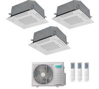 Condizionatore Climatizzatore Hisense Trial Split Energy Pro Plus R-32 9000+12000+12000 BTU Con 3AMW62U4RFA Wi-Fi Integrato
