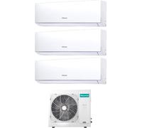 Condizionatore Climatizzatore Hisense Trial Split Energy Pro Plus R-32 9000+12000+12000 BTU Con 3AMW62U4RFA Wi-Fi Integrato