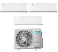 Condizionatore Climatizzatore Hisense Trial Split Inverter R-32 Serie Energy Pro X 9000+9000+9000 BTU Con 3AMW72U4RJC Wi-Fi Integrato 9+9+9