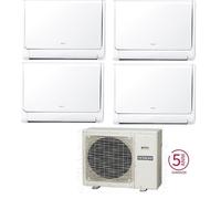 Condizionatore Climatizzatore Hitachi Quadri Split airHome Floor R32 9000+9000+9000+9000 BTU Con RAM-G70N4HA(B)E Wi-Fi Optional
