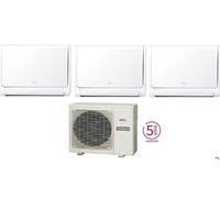 Condizionatore Climatizzatore Hitachi Trial Split airHome Floor R32 9000+9000+18000 BTU Con RAM-G68N3HA(B)E Wi-Fi Optional