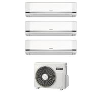 Condizionatore Climatizzatore Hitachi Trial Split Inverter AirHome 800 9000+9000+12000 BTU Con RAM-G68N3HA(B)E Wi-Fi Integrato 9+9+12