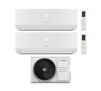Condizionatore Climatizzatore Junkers Bosch Dual Split Inverter R-32 Serie Climate 4000i 9000+9000 BTU Con 5000M 41/2 E Wi-Fi Optional