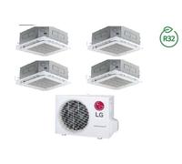 Condizionatore Climatizzatore LG Inverter Quadri Split a Cassetta R-32 9000+9000+9000+12000 Con MU4R25.U22