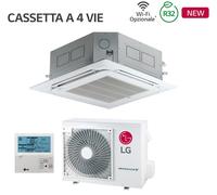 Condizionatore Climatizzatore LG Inverter R-32 Cassetta 4 Vie 9000 BTU CT09F.NR0 Con Comando a Filo Wifi Optional A++