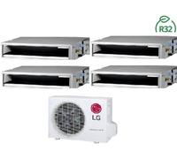 Condizionatore Climatizzatore LG Quadri Split Canalizzato 9000+9000+9000+12000 BTU R-32 Con MU4R25.U22