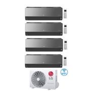Condizionatore Climatizzatore LG Quadri Split Inverter R-32 ArtCool Uv Nano Mirror 9000+9000+9000+12000 Btu con MU4R27 U42 Wifi integrato 9+9+9+12