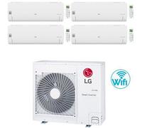Condizionatore Climatizzatore LG Quadri Split Inverter R-32 DUALCOOL Libero Smart 9000+12000+12000+12000 BTU Con MU4R27 U42 Wifi integrato 9+12+12+12
