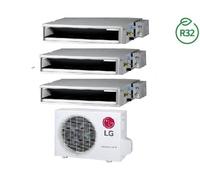 Condizionatore Climatizzatore LG Trial Split Canalizzato 9000+9000+9000 BTU R-32 Con MU3R19 U23