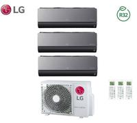Condizionatore Climatizzatore LG Trial Split Inverter R-32 ArtCool Uv Nano Mirror 9000+9000+12000 Btu con MU3R21 U23 Wifi integrato 9+9+12