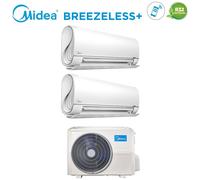Condizionatore Climatizzatore Midea Penta Split Inverter Breezeless+ R32 Wi-Fi 9000+9000+9000+9000+12000 Con M5O-42FN8-Q