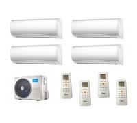 Condizionatore Climatizzatore Midea Quadri Split Inverter Right R32 9000+9000+9000+12000 BTU Con M4OE-28HFN8-Q Wi-Fi Optional