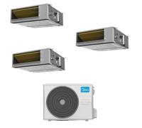 Condizionatore Climatizzatore Midea Trial Split Inverter Canalizzabile R-32 9000+9000+9000 Con M3OA-27HFN8-Q