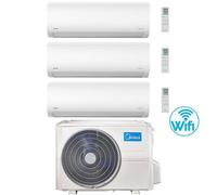 Condizionatore Climatizzatore Midea Trial Split Inverter R-32 Wi-Fi Xtreme Pro 9000+9000+18000 BTU Con M3OA-27HFN8-Q