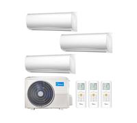 Condizionatore Climatizzatore Midea Trial Split Inverter Right R32 9000+9000+9000 BTU Con M3OF-27HFN8-Q Wi-Fi Optional