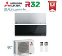 Condizionatore Climatizzatore Mitsubishi Electric Dual Split Inverter Kirigamine Zen R-32 Wi-Fi 9000+18000 Con MXZ-3F54VF4