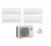 Condizionatore Climatizzatore Mitsubishi Electric MSZ-APVGK Quadri Split Inverter R32 Wi-Fi 9000+9000+12000+12000 Con MXZ-4F72VF