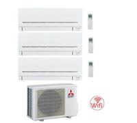 Condizionatore Climatizzatore Mitsubishi Electric MSZ-APVGK Trial Split Inverter R32 Wi-Fi 9000+9000+18000 Con MXZ-3F68VF4