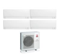Condizionatore Climatizzatore Mitsubishi Electric Quadri R-32 MSZ-AY 9000+9000+12000+12000 Btu Con MXZ-4F72VF4 Wi-Fi Integrato