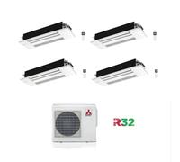 Condizionatore Climatizzatore Mitsubishi Electric Quadri Split Cassetta 1 Via MLZ-KP 9000+9000+9000+18000 Con MXZ-4F72VF4
