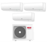 Condizionatore Climatizzatore Riello Trial Split Aaria Plus I R-32 9000+12000+12000 Btu Con U.Esterna 370 PI Wi-Fi Integrato