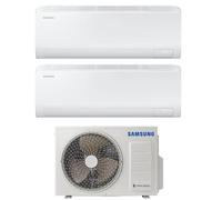 Condizionatore Climatizzatore Samsung Dual Split inverter Cebu S2 Wi-Fi R-32 7000+12000 BTU Con AJ052TXJ3KG/EU