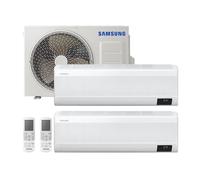 Condizionatore Climatizzatore Samsung Dual Split Inverter Windfree Avant R-32 Wi-Fi 7000+7000 BTU Con AJ040TXJ2KG/EU
