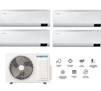 Condizionatore Climatizzatore Samsung Quadri Split Inverter Cebu Wi-Fi R-32 7000+9000+9000+9000 BTU Con AJ080TXJ4KG/EU