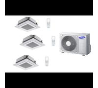 Condizionatore Climatizzatore Samsung Trial Split a Cassetta 4 Vie Windfree R-32 9000+9000+12000 BTU Con AJ052RCJ3EG/EU