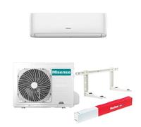 Condizionatore Climatizzatore Split Smart Hisense Wi-Fi Completo Staffe Parete Pompa di Calore Deumidificatore Risparmio Energetico (18000 BTU)